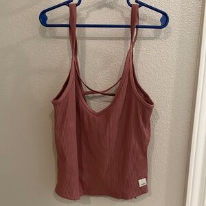 Women's Ribbed  Crop Tank Top -NWOT